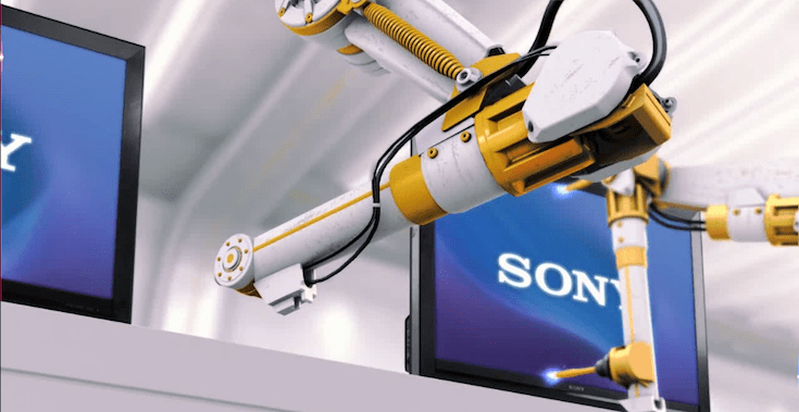 Fábrica-Sony-Robôs