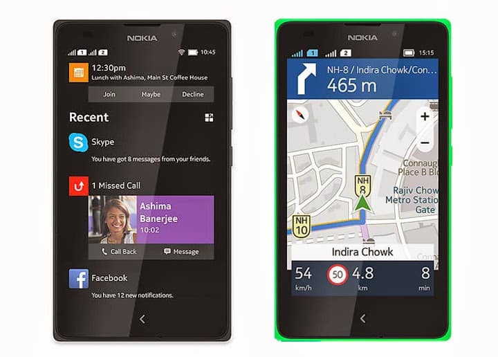 Here Maps para Android no Nokia XL
