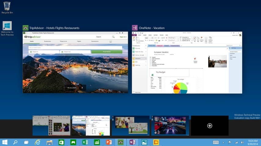 multiplos desktops - windows 10