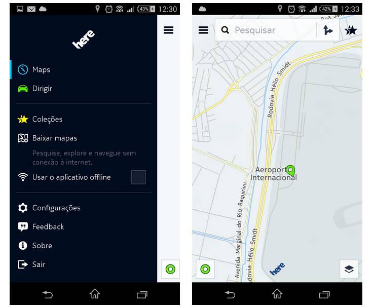 Nokia here maps android
