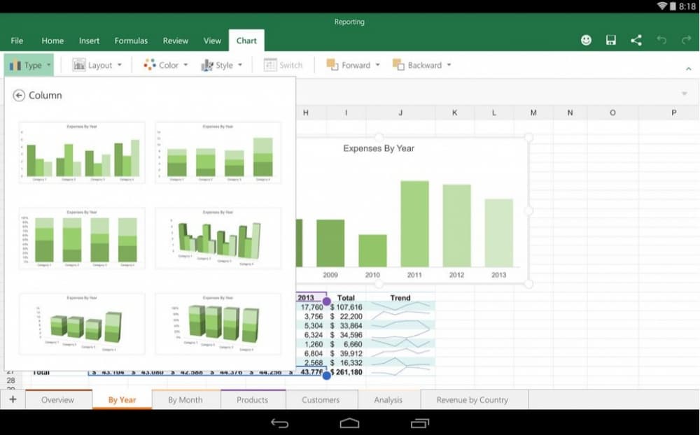 excel android