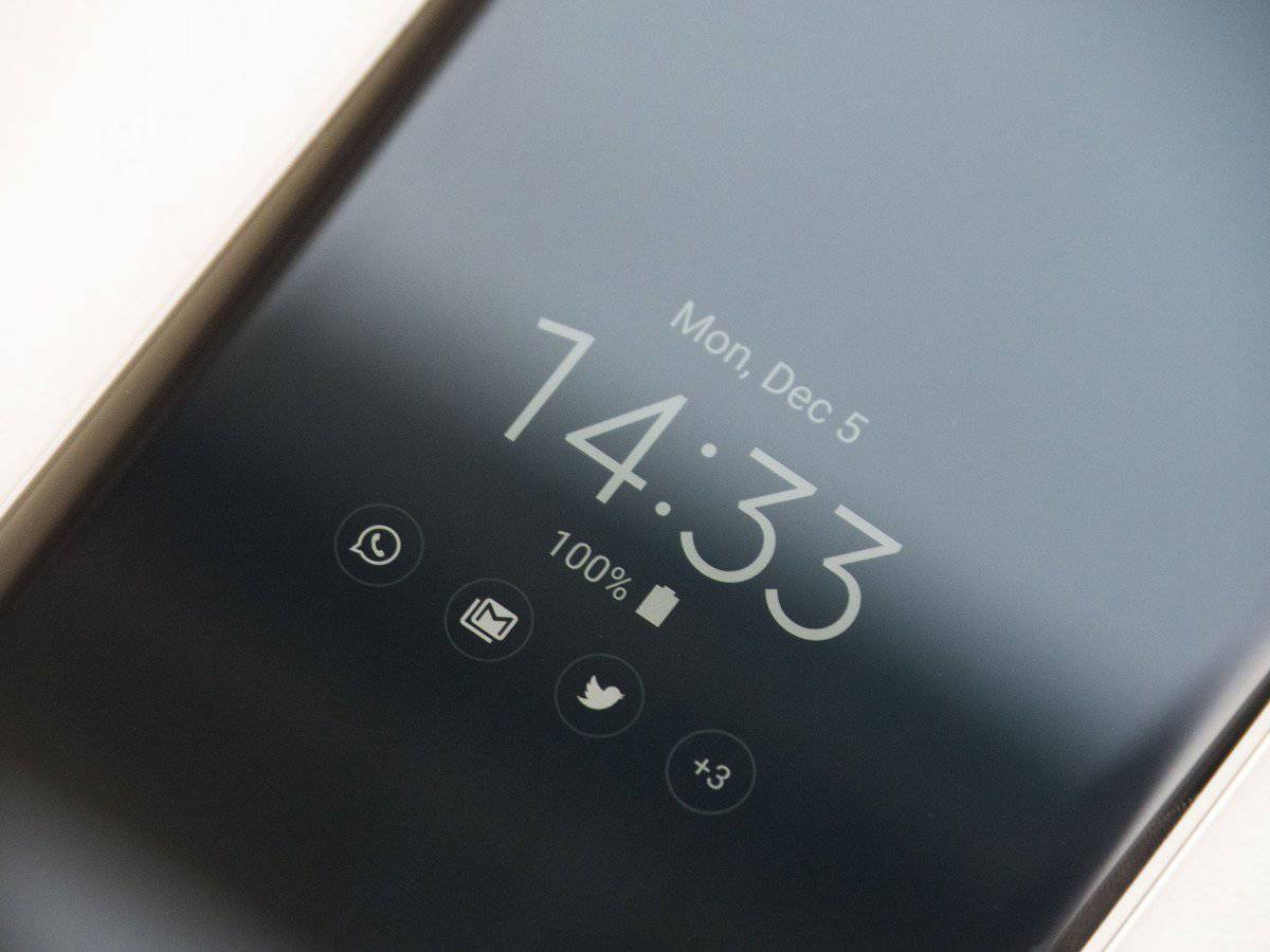 Galaxy S7 Android nougat always display