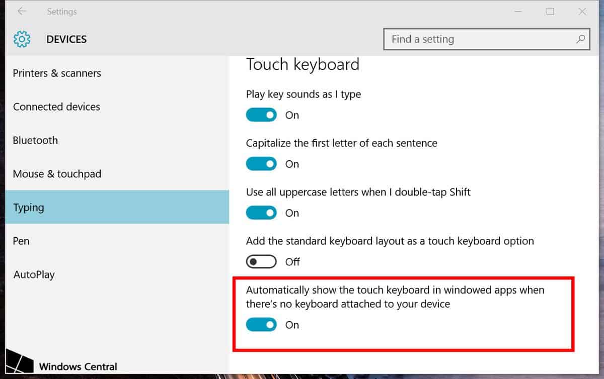 Como ativar teclado virtual automaticamente no Windows 10 2