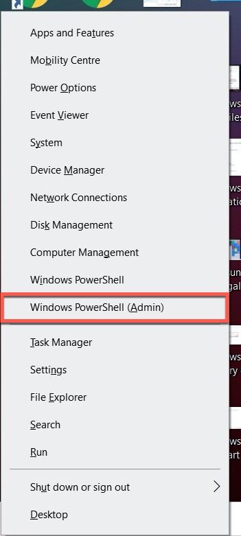 Como corrigir ícones ausentes da barra de tarefas no Windows 10 4 Administrador do Windows 10 PowerShell