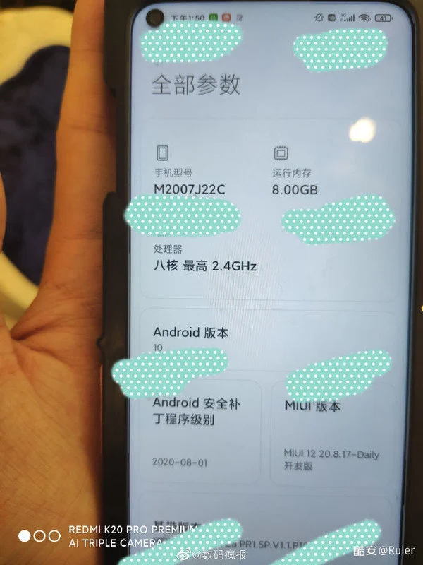 Vazamento mostra Redmi Note 9 com 5G e notch circular 4