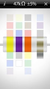 Código de cores de resistores no seu Symbian 4