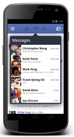 App do Facebook para Android atualiza trazendo mais velocidade, beleza e estabilidade 1