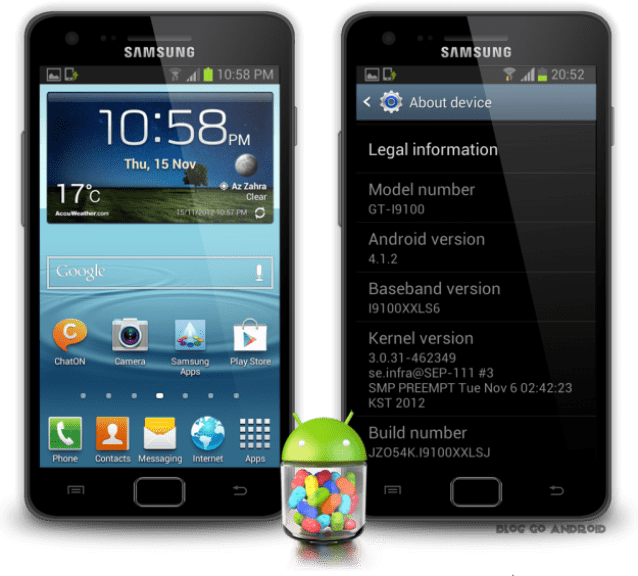 Galaxy S II e Note receberão o Android 4.1.2 Jelly Bean em Janeiro 1