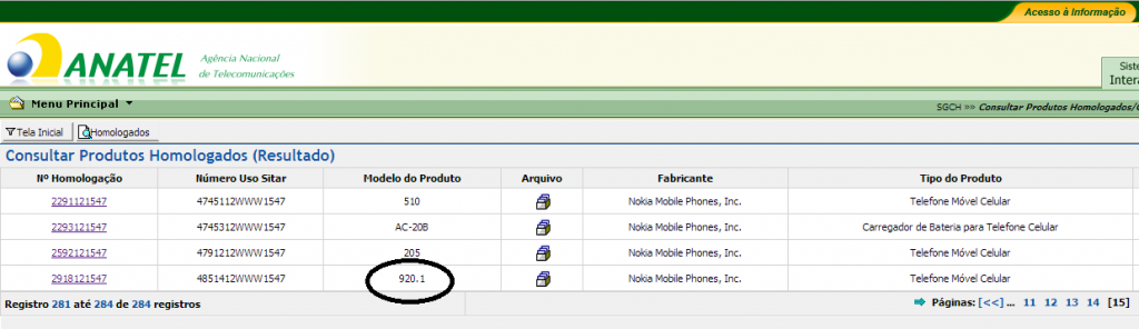 Nokia Lumia 920 foi homologado pela ANATEL 2