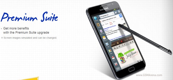 Samsung oficializa Premium Suite para Galaxy S2 e Galaxy Note 1