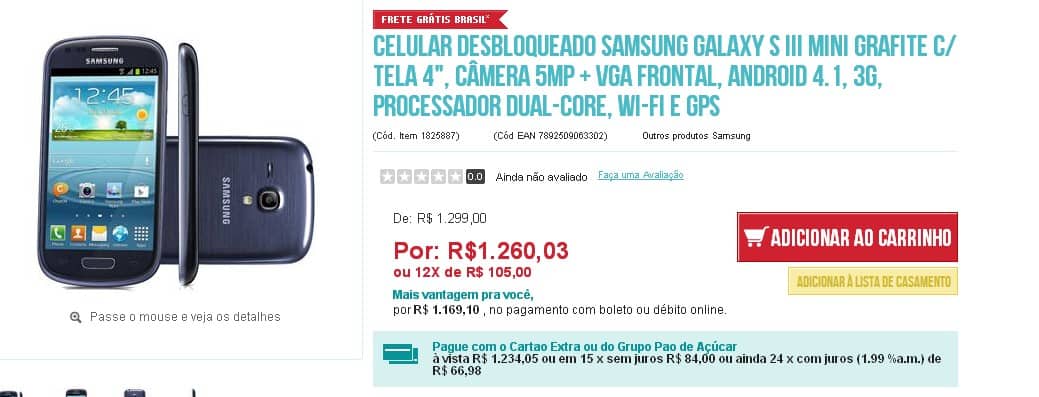 Galaxy S3 mini chega no Brasil por 1300 Reais, compensa a compra? 6