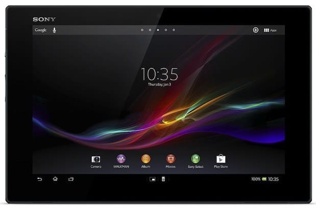 Sony lança tablet Xperia Tablet Z com processador Quad-core 1