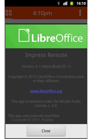 Controle suas apresentações do LibreOffice pelo Android 4