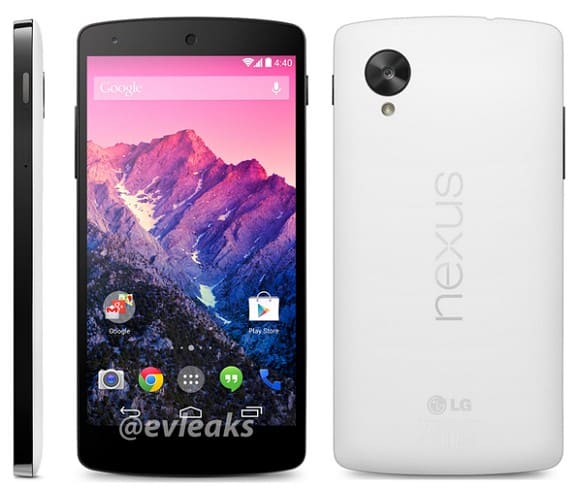 Mais imagens do Nexus 5, agora parecem as oficiais 8
