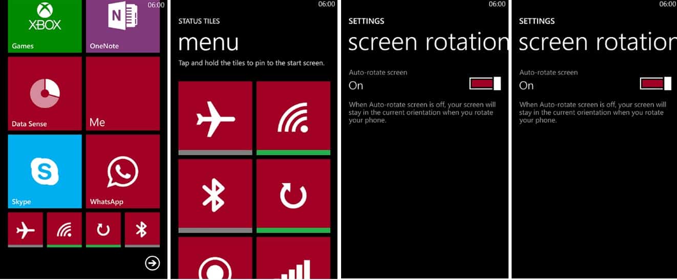 App 'Status Tiles' traz atalhos de conectividade para o Windows Phone 8 1
