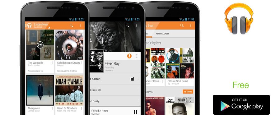 Nova versão do Google Play Music disponível para Android 1