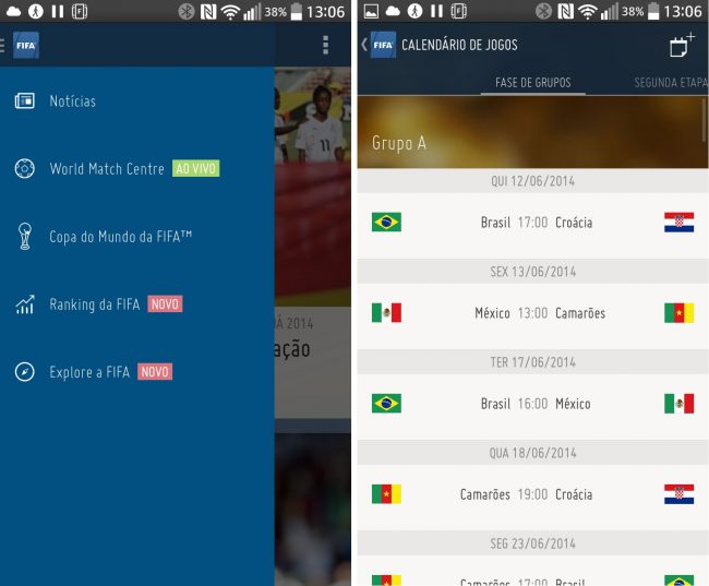 Aplicativos para acompanhar a copa no Android, iOS e Windows Phone 1