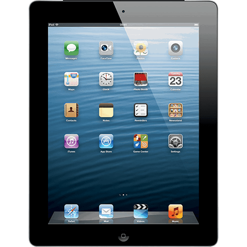 Black Friday - iPad Retina de 4ª Geração, 16GB, 3G e Wi-Fi Preto por R$ 996 1