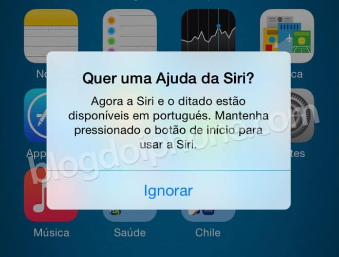 Que Rufem os tambores! Siri finalmente fala português! 1