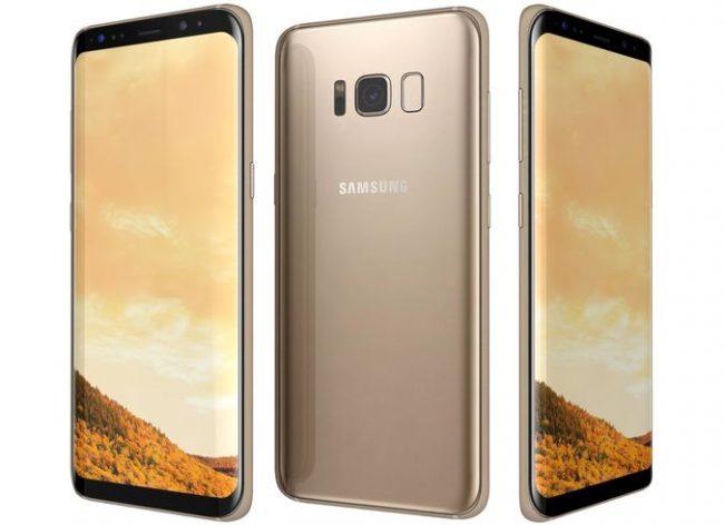 samsung galaxy s8 dourado