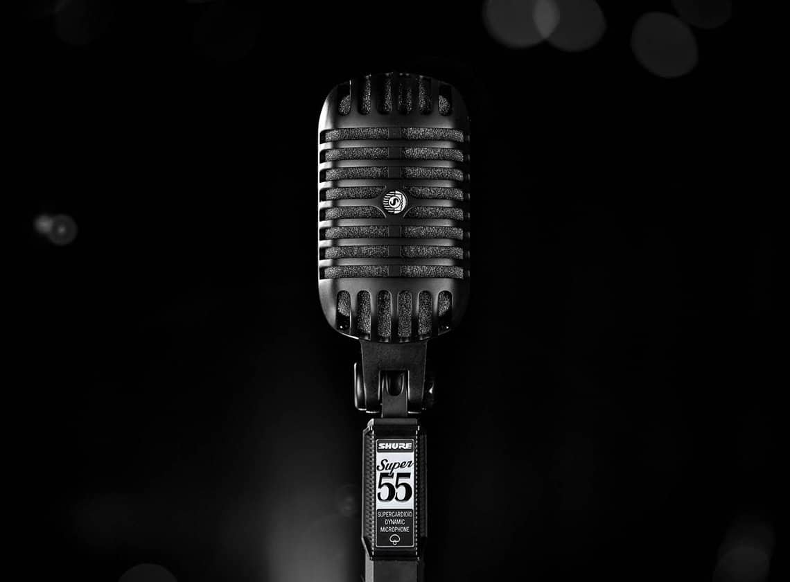 Shure lança o microfone vocal super 55 BLACK EDITION 1