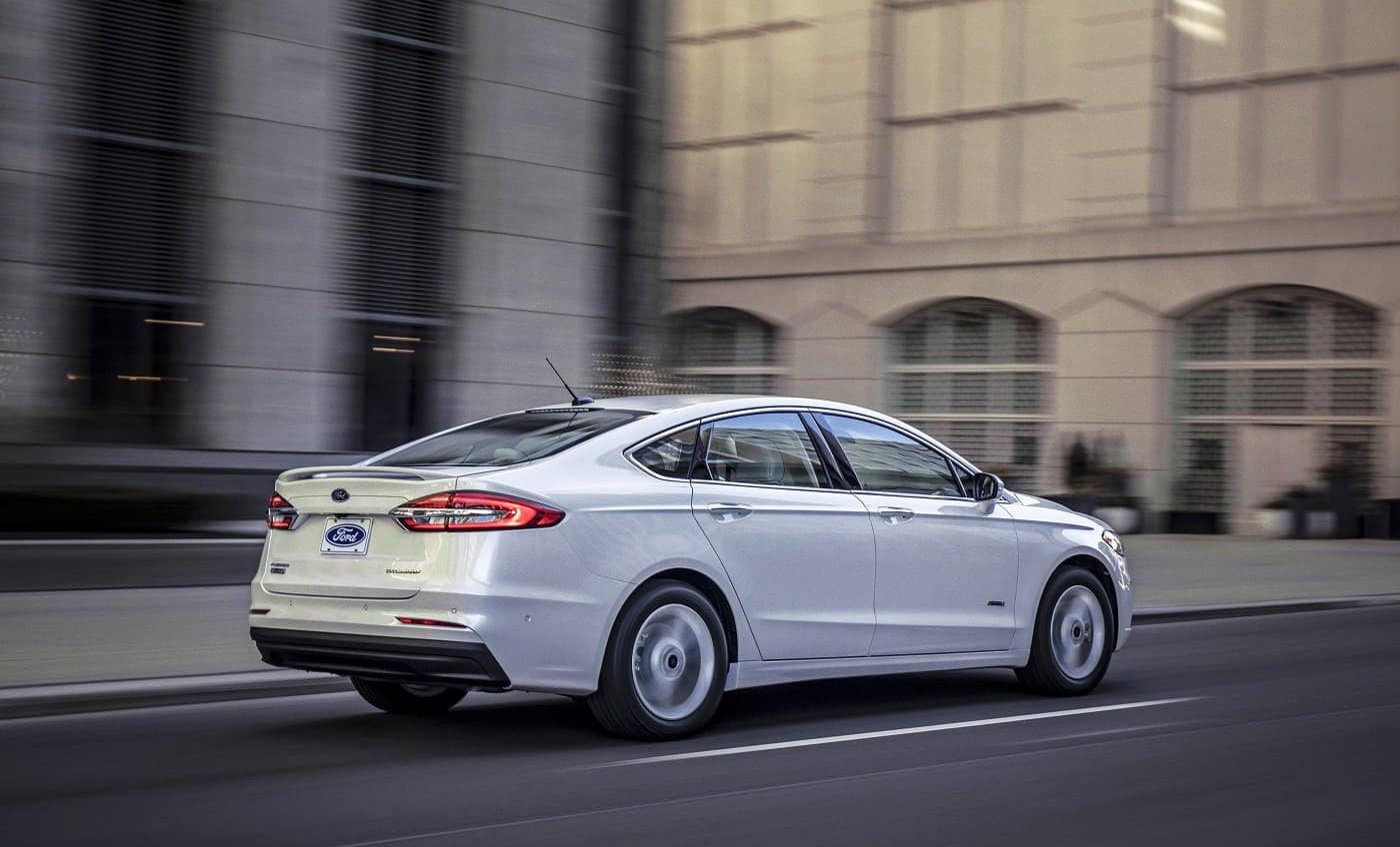 The 2019 Fusion sedan – the first Ford vehicle globally with standard new state-of-the-art Co-Pilot360™ driver-assist technology, plus sleeker styling for all models and greater projected all-electric driving range for the plug-in hybrid Fusion Energi.