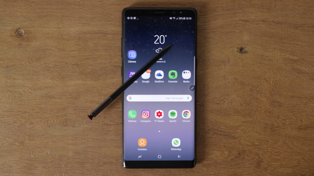 Review galaxy Note 8 frente