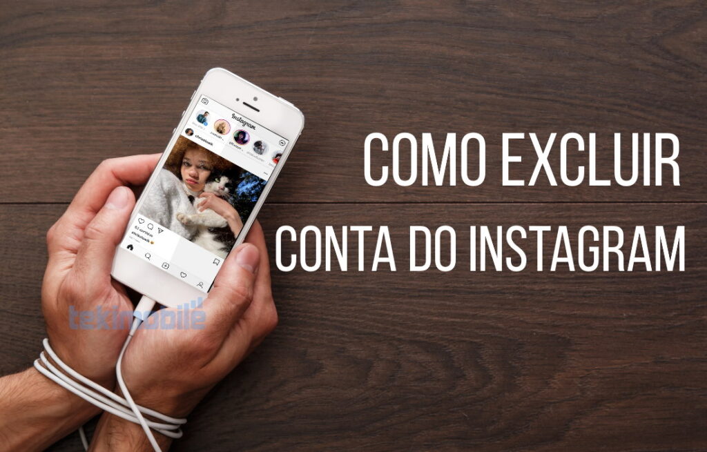 como excluir conta do instagram destaque