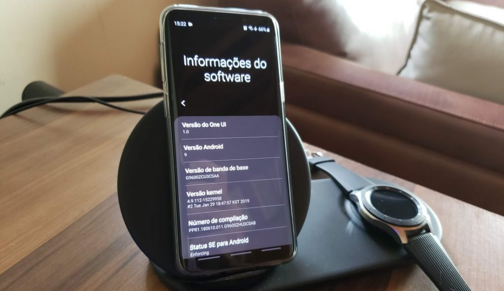 android 9 galaxy S9