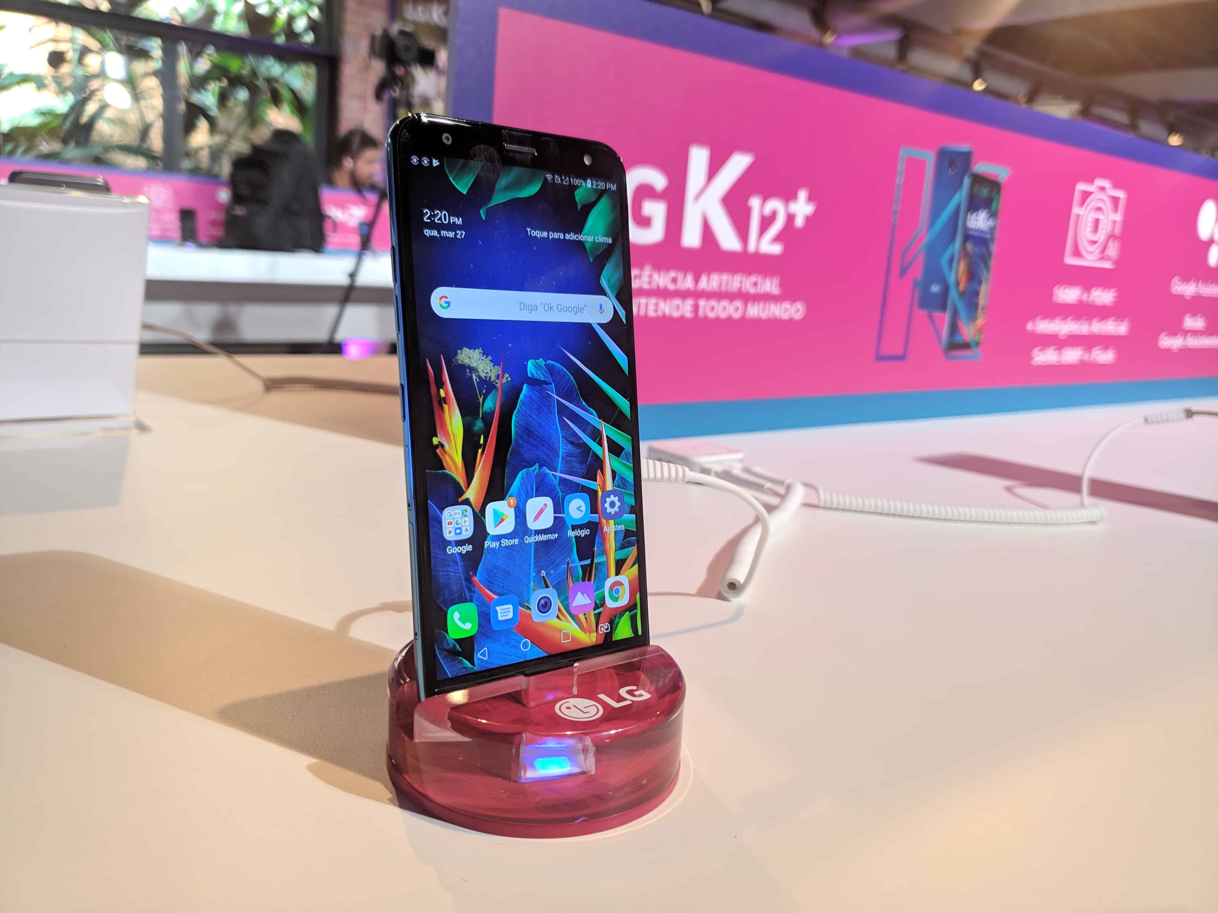LG anuncia LG K12+ por R$ 1.199 2