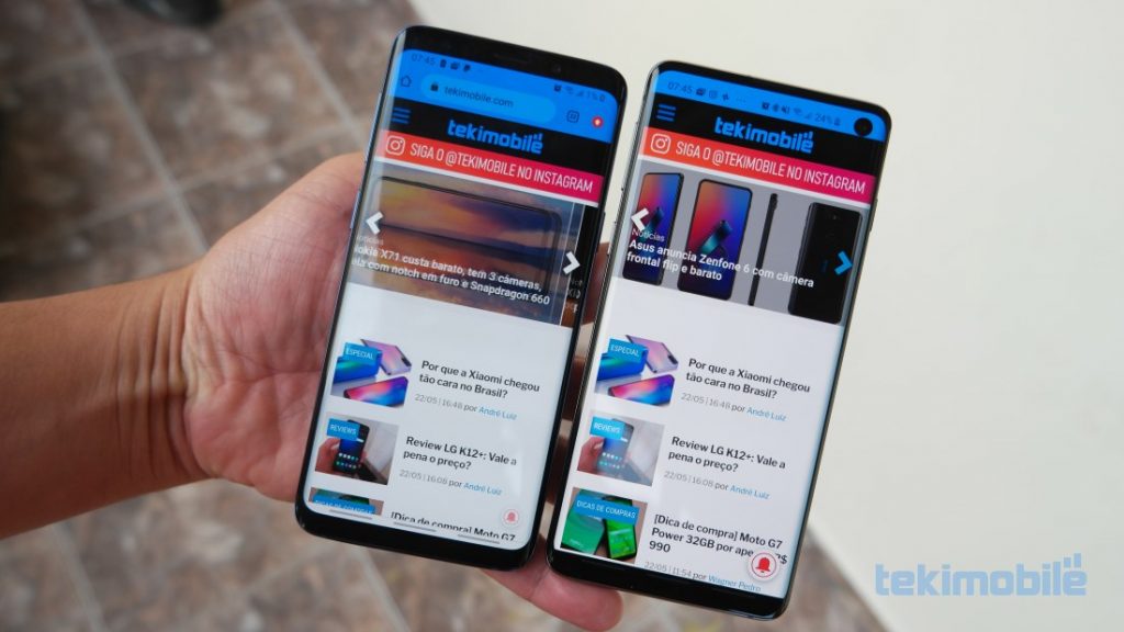 Galaxy S9 vs Galaxy S10