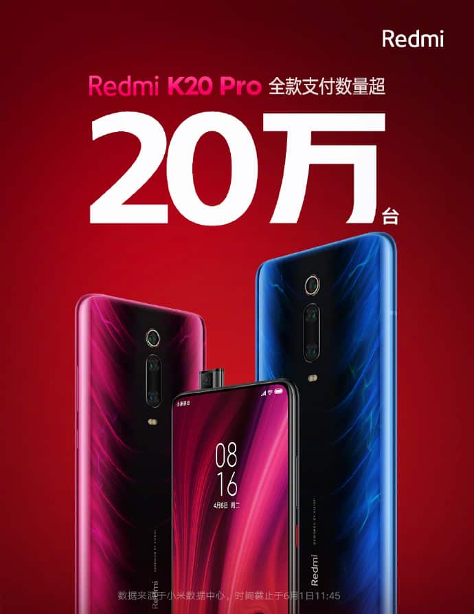 Redmi K20 Pro registra vendas impressionantes na China 2