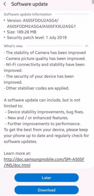 Galaxy A50 é atualizado e recebe melhorias nas câmeras 6