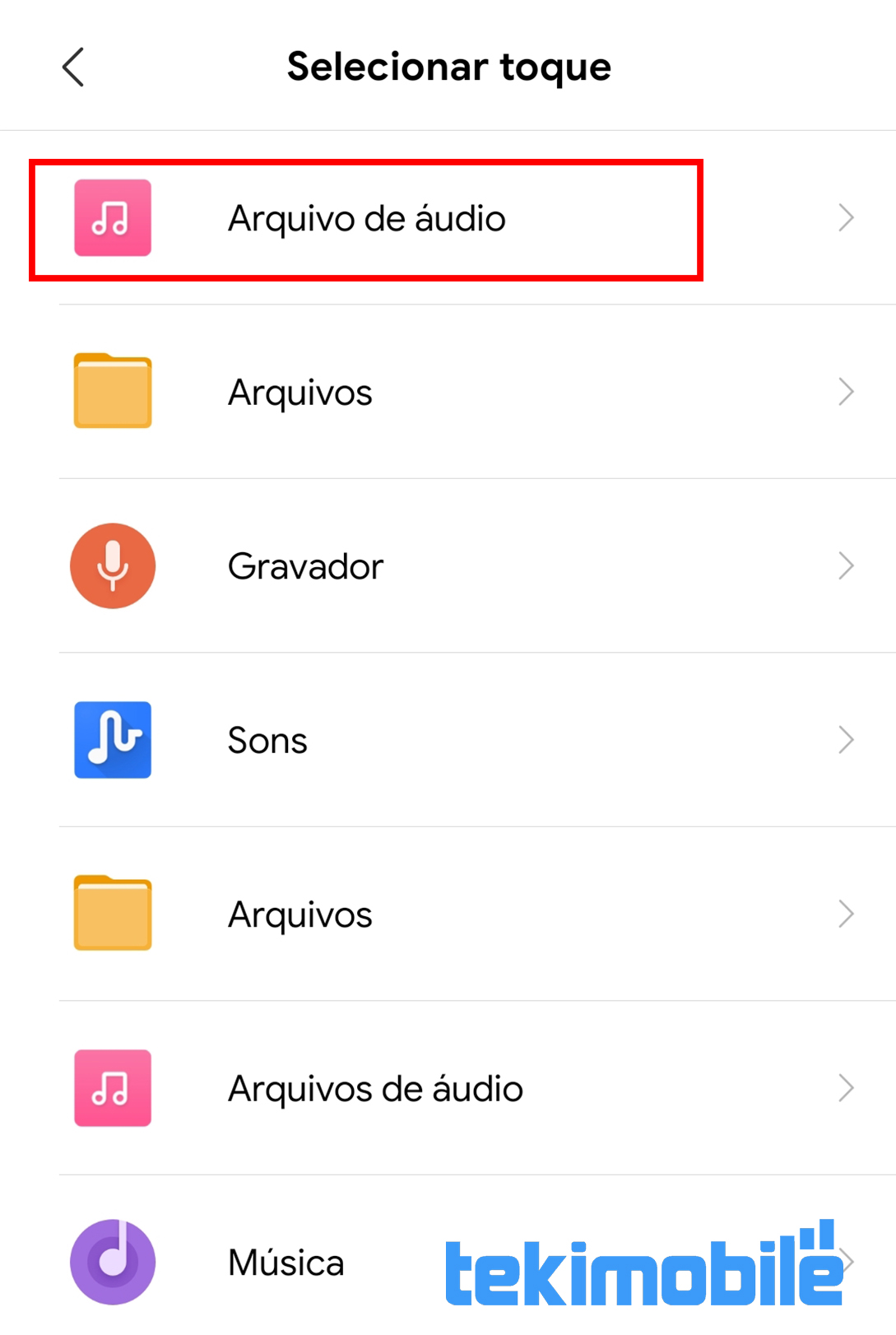 Como colocar uma música como toque no celular Android 4