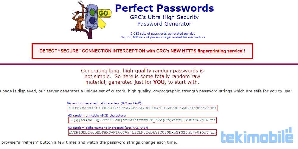 O Perfect Passwords é um dos mais completos, tornando praticamente impossível que alguém descubra sua senha.