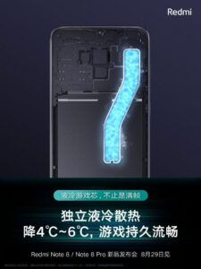 Redmi Note 8 Pro terá tecnologia de resfriamento líquido 9