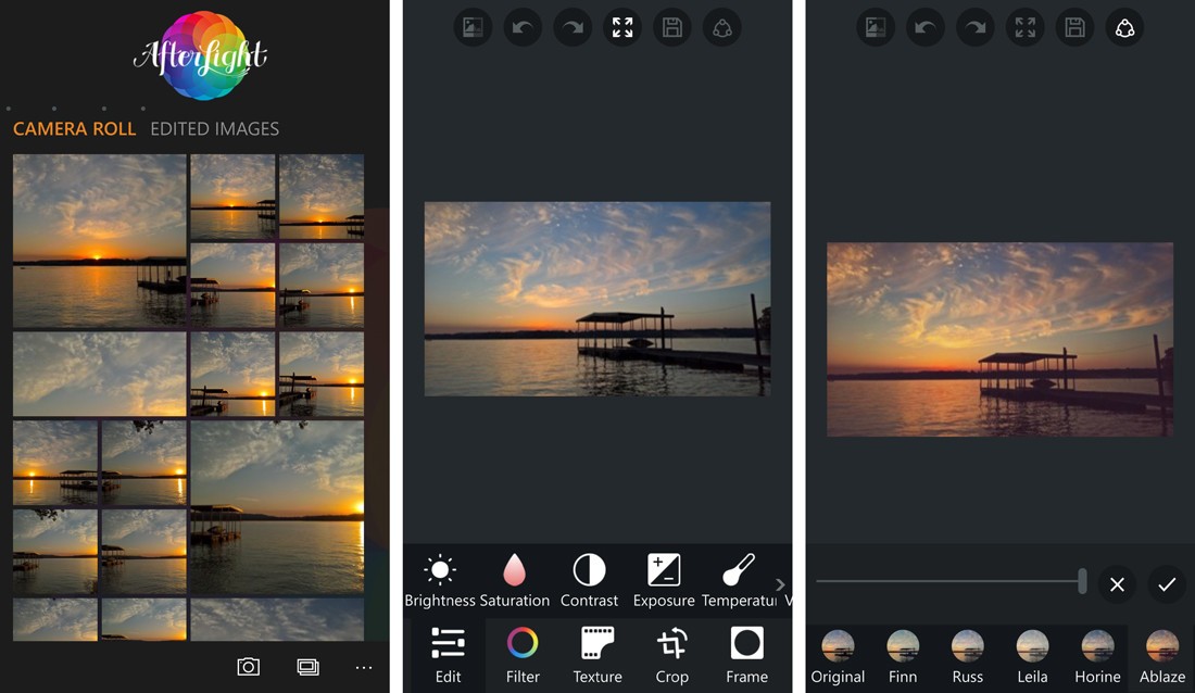 Escolha dentre os muitos filtros do Afterlight e melhore suas fotos, deixando-as mais chamativas.