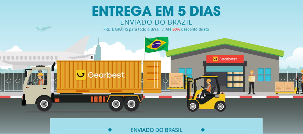 Gearbest agora tem loja com depósito no Brasil 1
