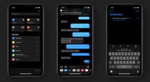 Modo escuro no iPhone