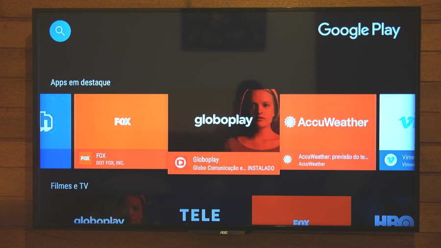 Globoplay/ativar em uma Android TV