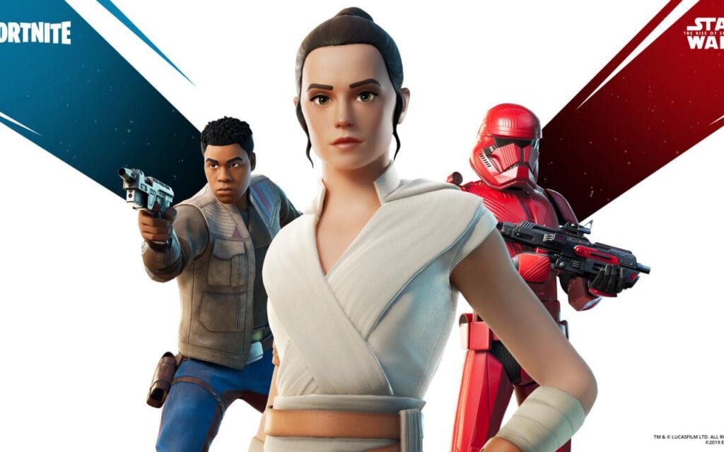 Rey, Finn ou Sith Tropper de Star Wars viram Skin do Fortnite 1