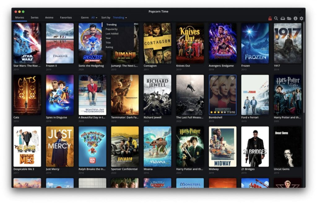 Popcorn Time ganha nova versão e referencia o Coronavírus Tekimobile