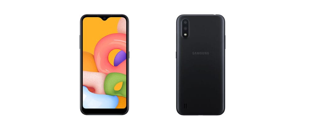 Galaxy A01 destaque