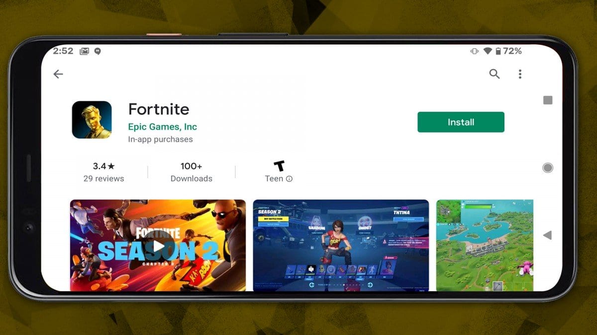 fortnite android play store