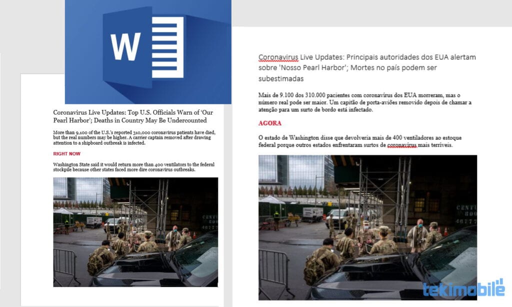 Como traduzir um documento do Word dentro do próprio app 2