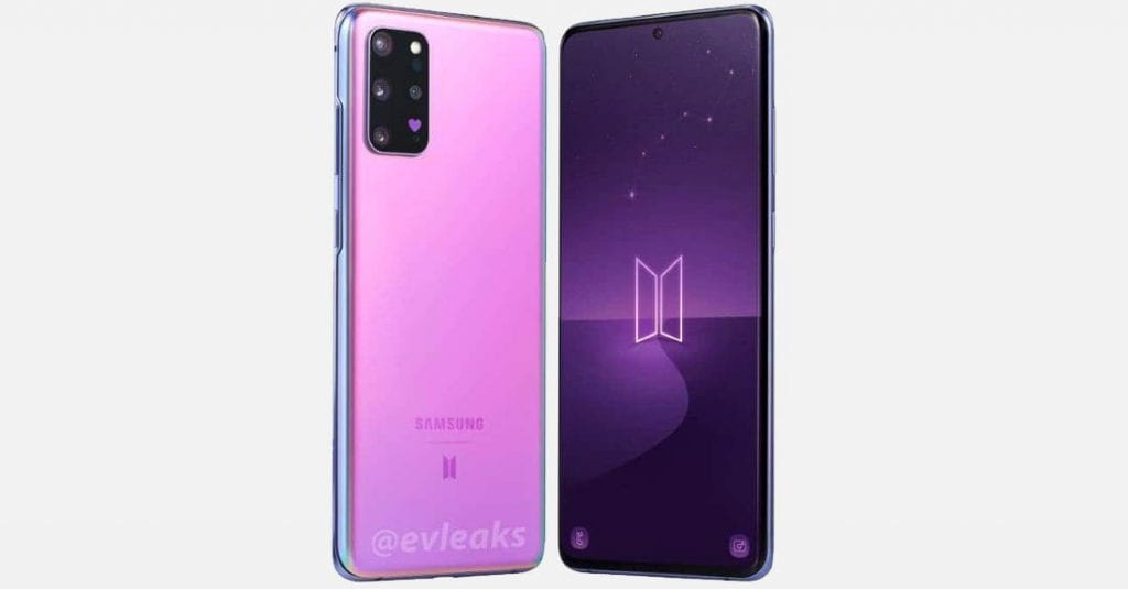 Galaxy S20+ ganha versão especial do grupo K-pop BTS 2