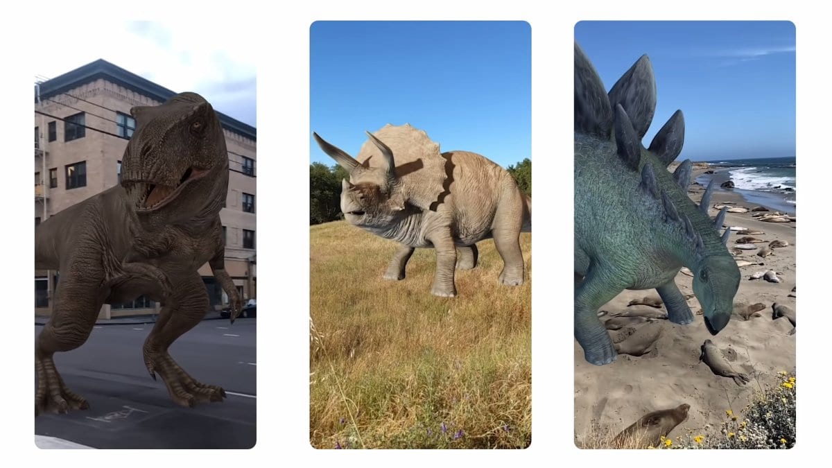 Como ver dinossauros e animais 3D no seu smartphone (Android e iOS) 1