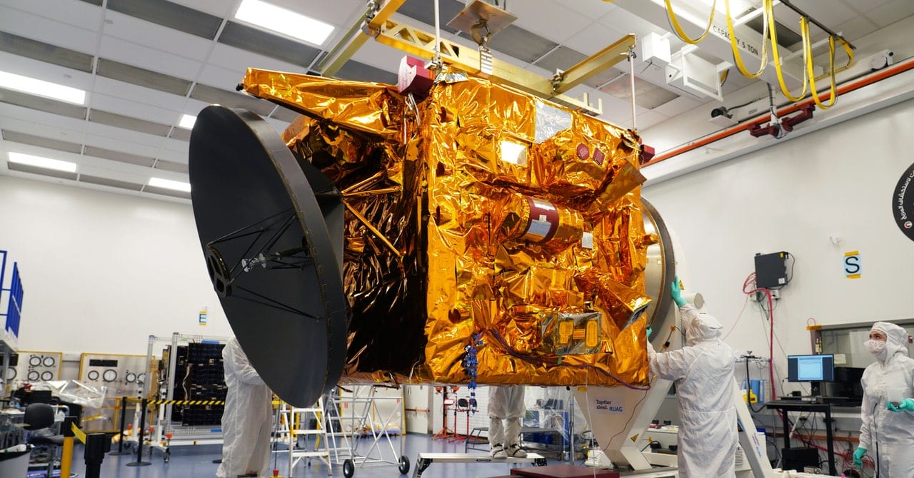 A primeira missão de Marte dos Emirados Árabes Unidos é um robo-meteorologista