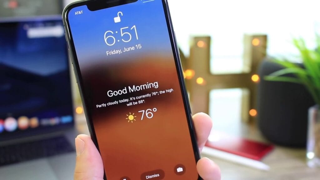 Como ver a previsão do tempo na tela de bloqueio do iPhone 1