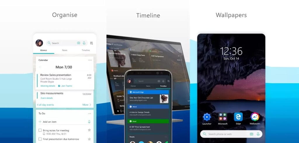 microsoft launcher destaque